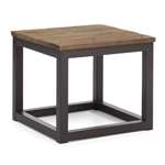 Zuo Modern Civic Center Side Table, Distressed Nat