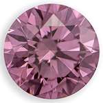 0.48 Ct. | Round | Light Raspberry Color | VS2 Cla