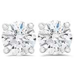 1/3Ct Excellent Cut Diamond Studs With Screw Backs