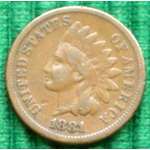 1881 U.S. Indian Head Cent By Penny Coin