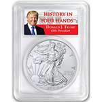 2018-1Oz Silver Eagle-First Strike-Donald Trump La