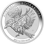 2018 AU Australia Silver Kookaburra 1 Oz 1 Brillia