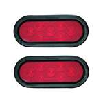 TL-62720-RK Pair Of 6 And Oval LED Stop Turn Tail