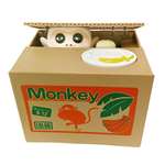 Mischief Saving Box Stealing Coin Piggy Bank, Monk