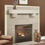 60-Inch Fireplace Shelf Mantel With Corbel Optio-3