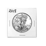 2018-1 Ounce American Silver Eagle Low Flat Rate S