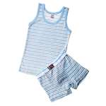 Kids By Boys Soft Turkish Cotton Lightblue/Grey Bo