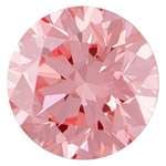 0.91 Ct. | Round | Bubble Gum Pink Color | SI1 Cla