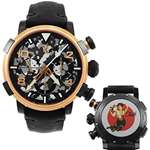 Pinup DNA Red Gold WWII Faith Fan Chronograph Auto