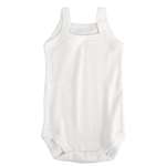 Soft Ribbed Turkish 100% Cotton Ivory Baby Camisol