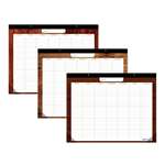 Undated Desk Pad 22 X 17 1-Pack, Wood Patterns-3