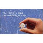 1991 US Mint Uncirculated Coin Set U91 OGP-3