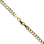 10K YELLOW Gold SOLID ITALY CUBAN Chain - 20 Inche