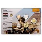EG 1984 -2010 Egypt 1 Piastre-1 Pound Coin Set BU