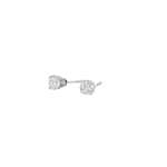 14K White Gold Lab Grown Diamond Stud Earrings (-3