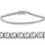 3Ct Lab-Grown Diamond Tennis Bracelet 14K White Go