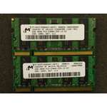 4GB 2 X 2GB 2Rx 8 Non-ECC DDR2 PC2-5300S MT16HTF25