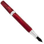 Micra Sterling Silver Red Medium Fountain Pen IS-3