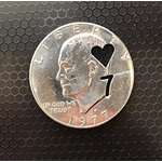 NEW CUT OUT ONE DOLLAR COIN MAGIC TRICK MENTAL MAG