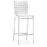 Criss Cross Counter Chair White (Set Of 2)