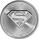 2016 CA Canada Silver Superman 1 Oz 5 Brilliant Un