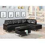 Mila Collection Contemporary 2-Piece Upholstered T