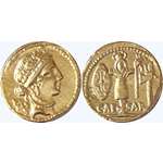 Roman Empire, Coin Of Julius Caesar Venus, Aureus,