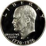 1976 S Eisenhower Proof 40 Silver Dollar Choice Un