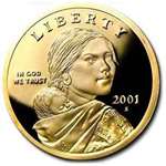 2001 S Sacagawea Native American Proof US Coin DCA