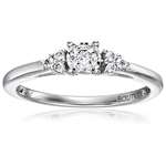 14K White Gold Lab Grown Diamond Engagement Ring (