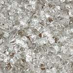 1/4 Inch Classic Clear Fire Glass - 10 Pound Bag F