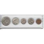 1949 BIRTH YEAR COIN SET, 5 COINS TOTAL-, SILVER H