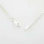 Silver Curb Link Chain Necklace BDC66-3