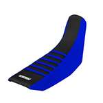 Ribbed Seat Cover For Yamaha YZ 80-Blue Sides By B
