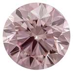 0.46 Ct. | Round | Medium Raspberry Color | SI2 Cl