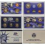 2002 S US Mint Proof Set Original Government Packa