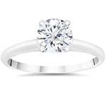 3/8Ct Lab Grown Solitaire Diamond Engagement Ring