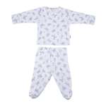 Turkish Cotton Butterfly Print Footie And Kimono S