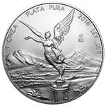 2016 MX 2016 Silver Mexican Libertad Onza 1Oz. Bri