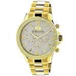 Liberty Mens Diamond Watch For Sale 0.2Ct Yellow G