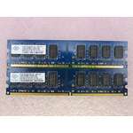 NT2GT64U8HD0BY-AD 4GB 2 X 2GB PC2-6400U DDR2 800 N