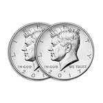 2017 P D Kennedy Half Dollar Clad Uncirculated