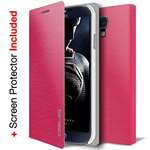 Brushed Pink Samsung Galaxy S4 Flip Cover Case Bro