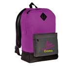 Dance Personalized - Electric Purple - Retro Backpack