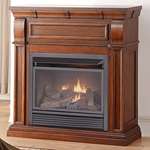 Dual Fuel Vent Free Fireplace - 26,000 BTU, Remote