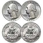 Two Headed And Two Tailed Trick Quarter Set Never