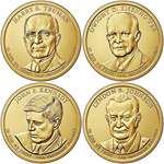 2015 P Presidential Dollar 4-Coin P Mint Uncircula