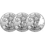 2018 American Silver Eagle Three Coins Uncirculate