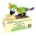 Powertrc Parrot Coin Bank Green