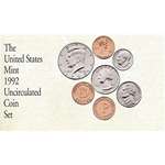 1992 P D US Mint 10-Coin Mint Set Uncirculated-3